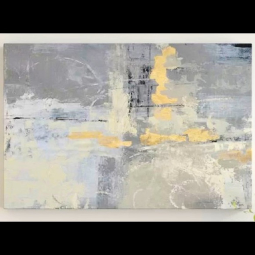 Silvia Vassileva abstract “Missing You Crop II” canvas Gicle’e
